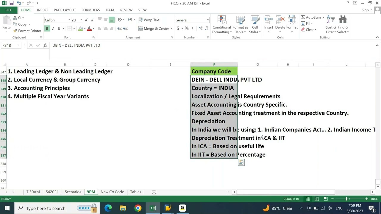 SAP FICO ENGLISH S4HANA: Asset Accounting Configuration - 02