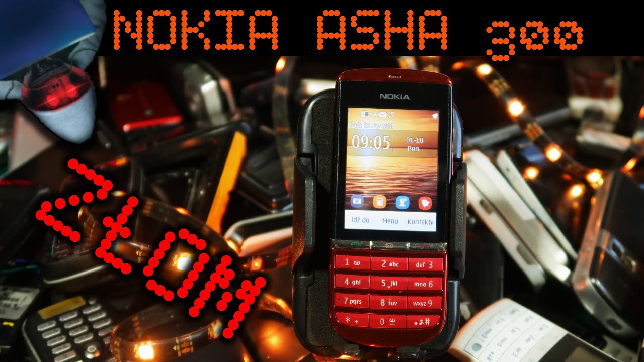 Ten telefon jest durny, żeby się wyr&oacute;żniać (?). Nokia Asha 300. Graty z wiaty.