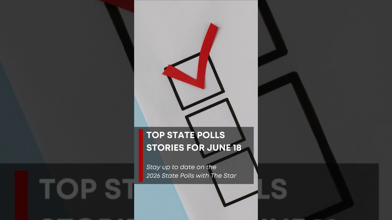 Here are the top 3 #StatePolls2026 stories for June 18.