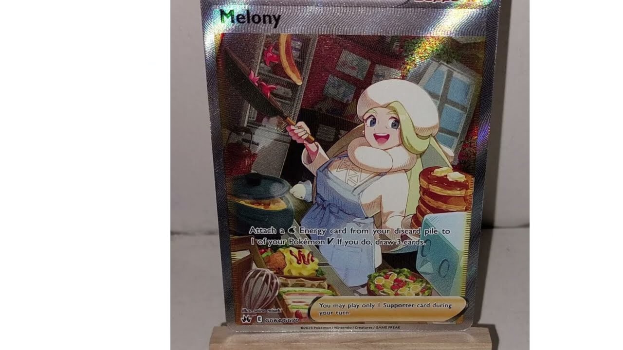 ASMR NEW POKEMON MELONY CARD CROWN ZENITH