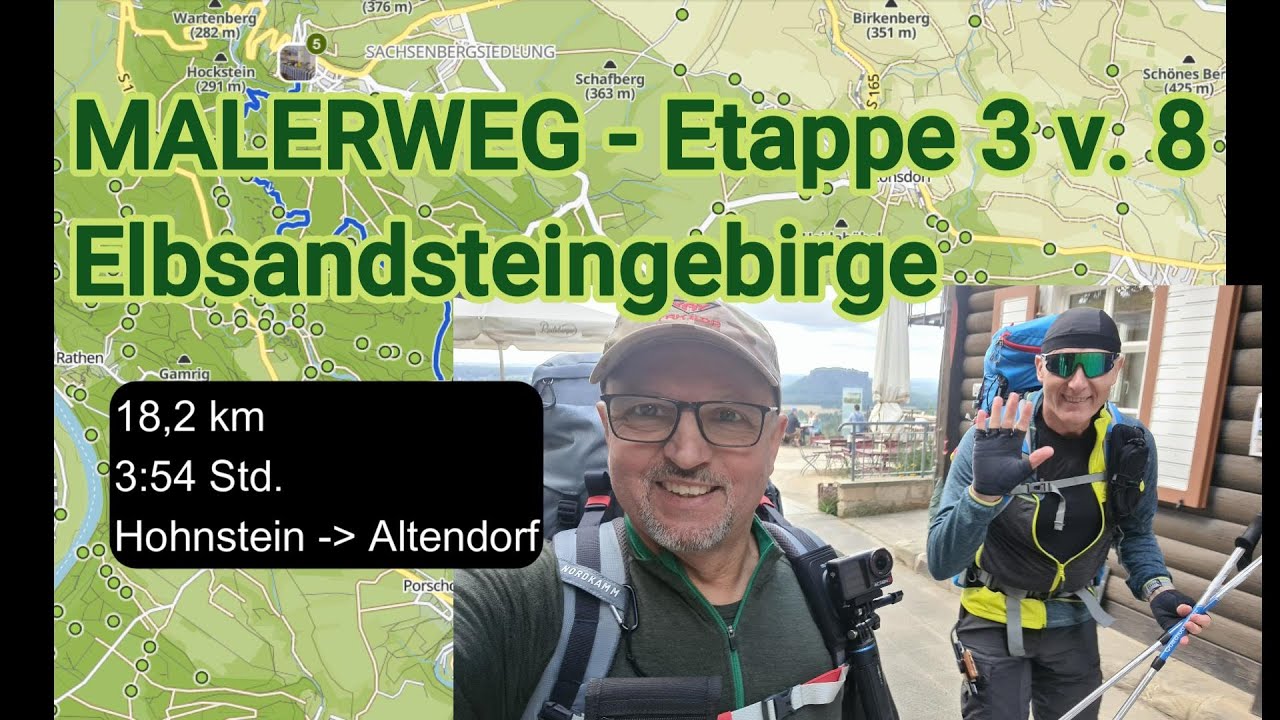 Malerweg Etappe 3 von 8 - Elbsandsteingebirge - Wandern