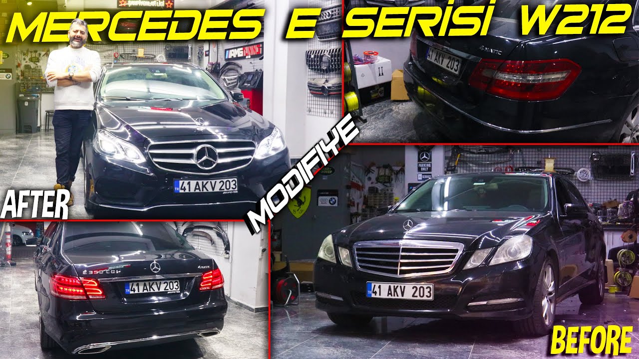 MERCEDES E SERİSİ / W212 / MAKYAJLI KASA AMG DÖNÜŞÜM