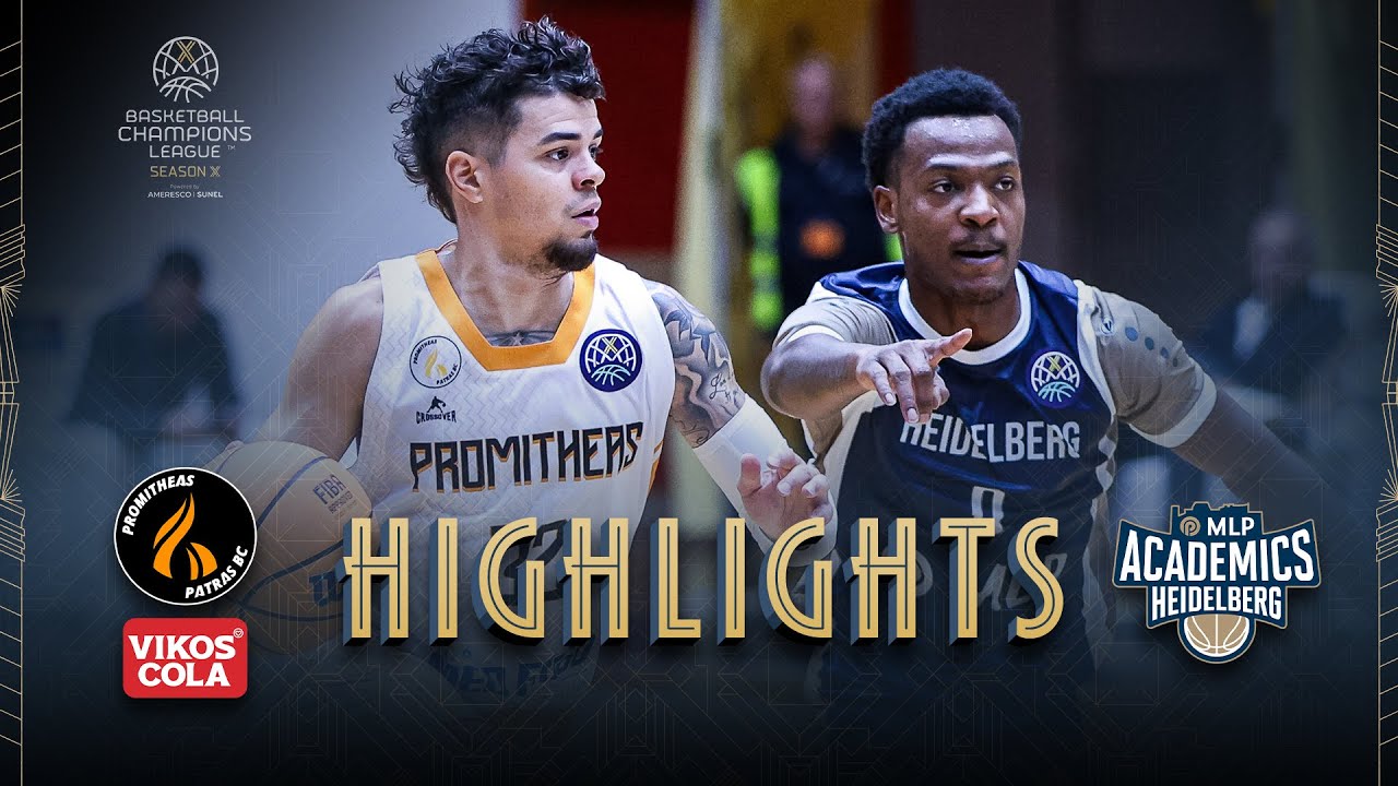 Promitheas Patras BC Vikos Cola v MLP Academics Heidelberg | Highlights | #BasketballCL 2025-26