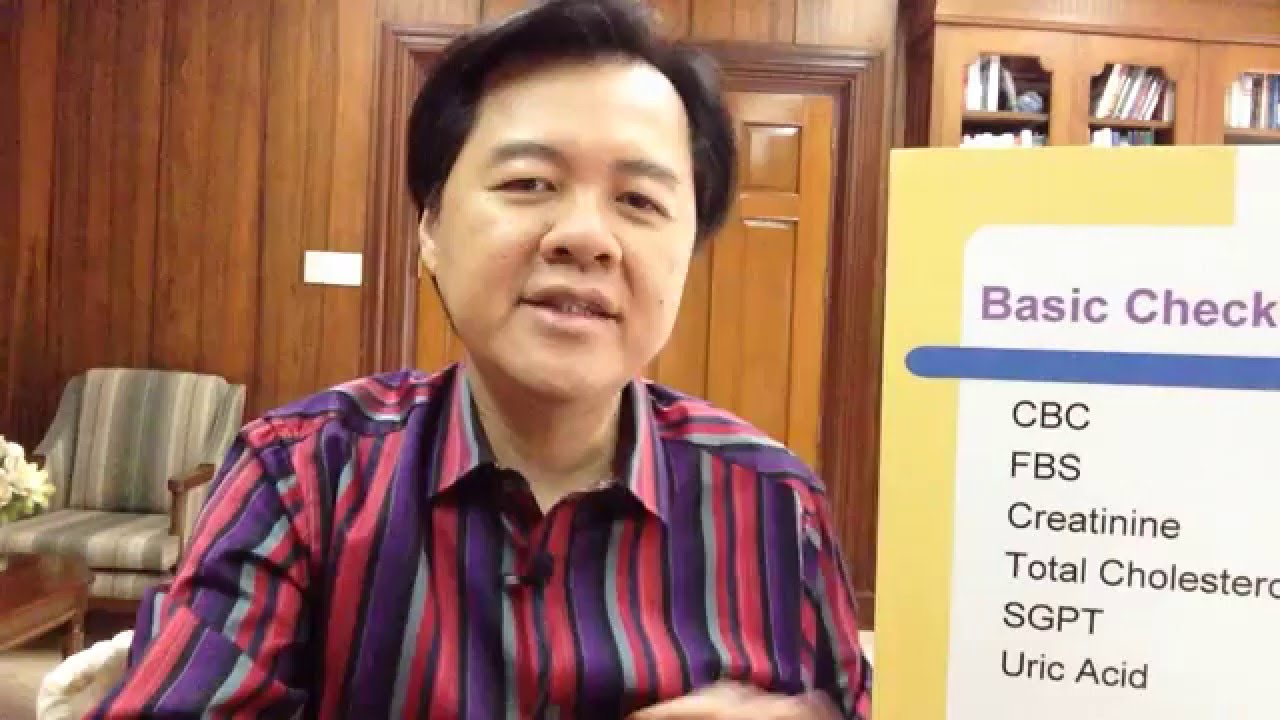 Simple Check-Up For Your Health - By Dr Willie Ong (English) #51