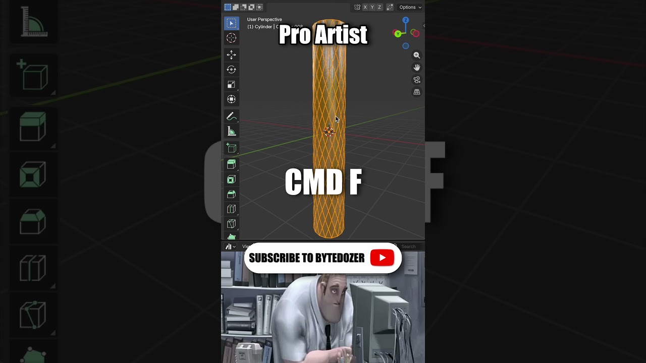 Noob vs Pro artist: Modeling a Drill Bit #blendertutorial #blender #blendercommunity #blender3d #b3d