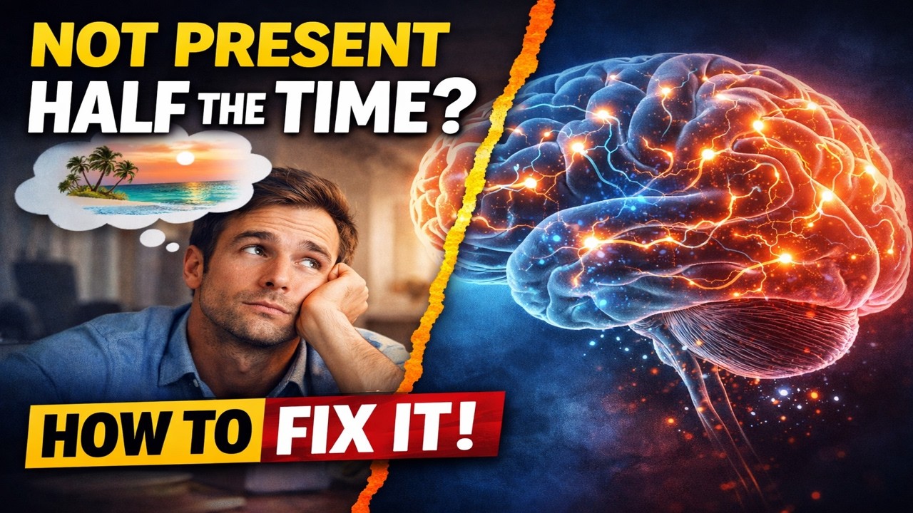You’re Not Present Half the Time. Here’s How to Fix It.  And Getting Back into Driver Seat!