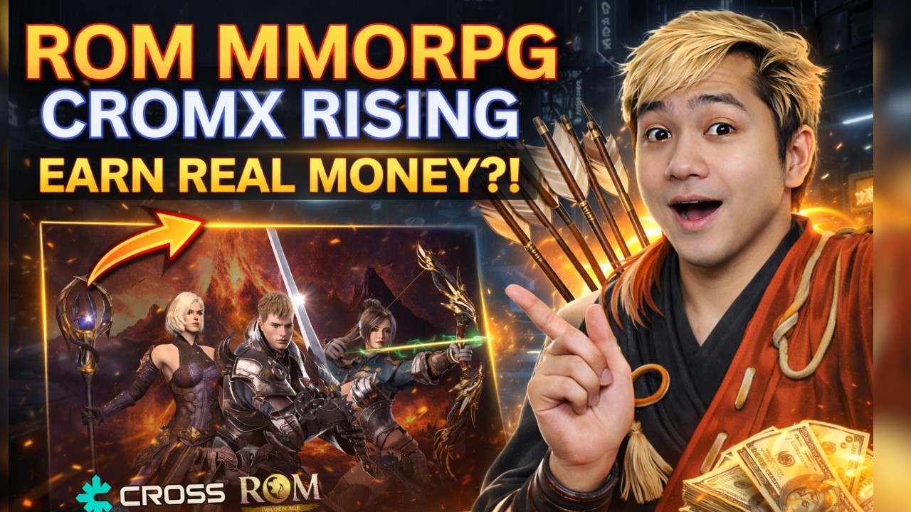 ROM MMORPG | CROMx Rising The Golden Age Begins | How to PLAY and EARN!?