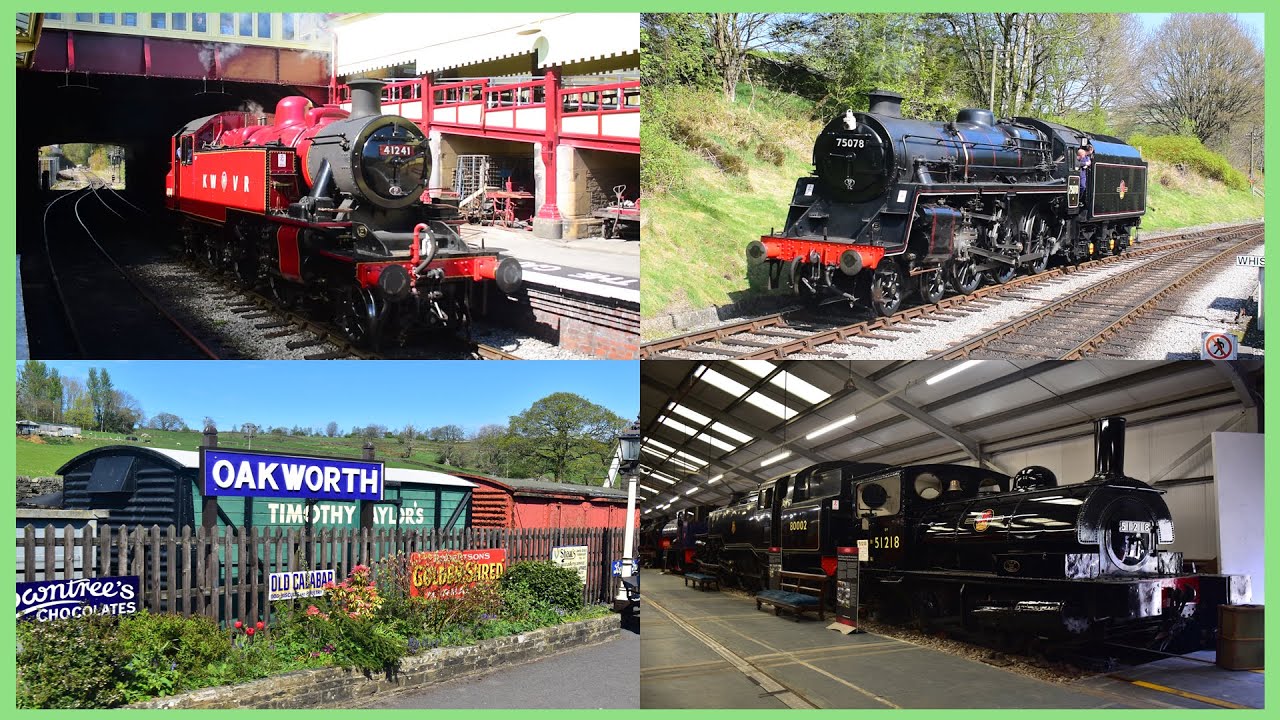 41241 and 75078 in steam at the Keighley & Worth Valley Railway ~ 20/04/2025 (HD)