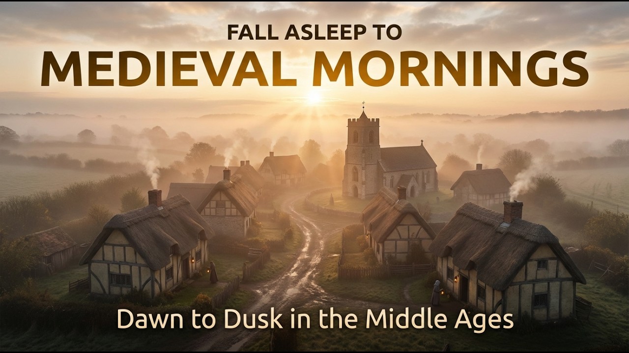 Fall Asleep to an Entire Day in a Medieval Village | Dawn to Dusk