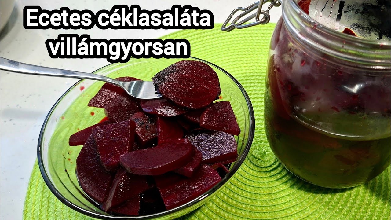 Ecetes céklasaláta villámgyorsan. Kezdőknek is.