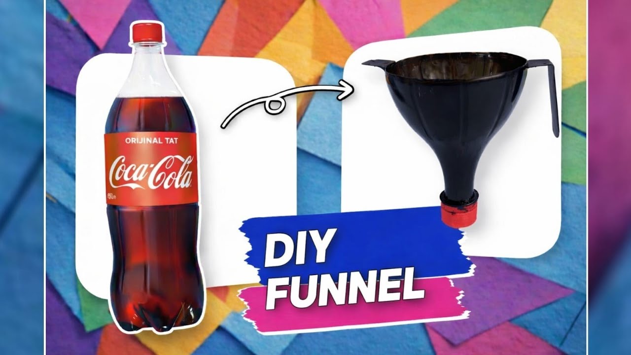 Don’t Buy a Funnel ❌ Make It at Home! | Waste Bottle Reuse Idea 