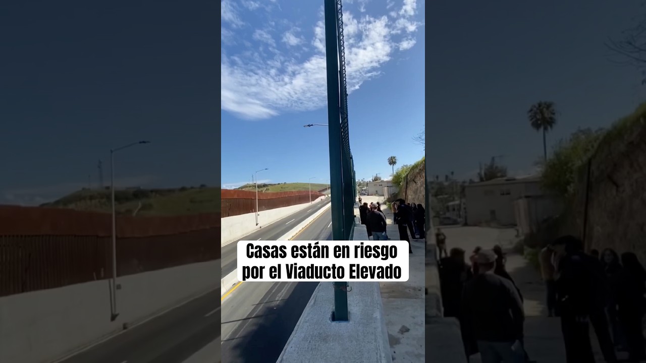 Casas est&aacute;n en riesgo por el Viaducto Elevado