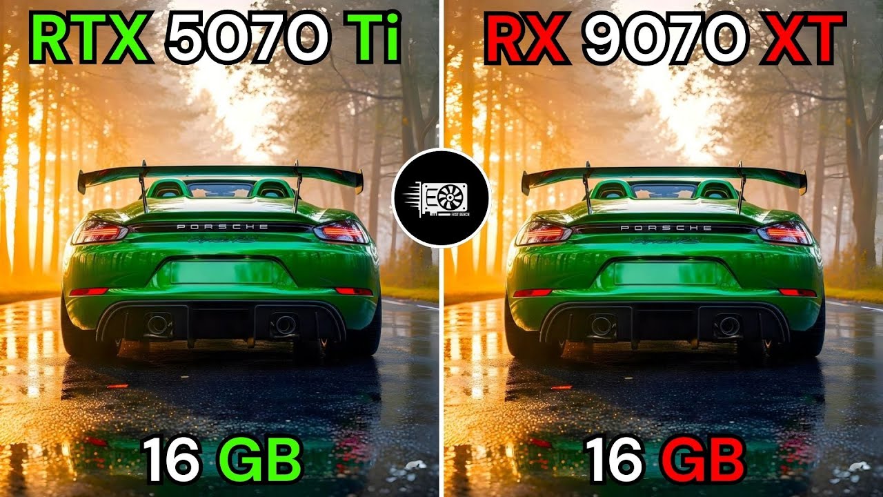 RX 9070 XT VS RTX 5070 Ti+ Ryzen 7 7800X3D | 20 Games Tested in 1080P, 1440P & 4K!