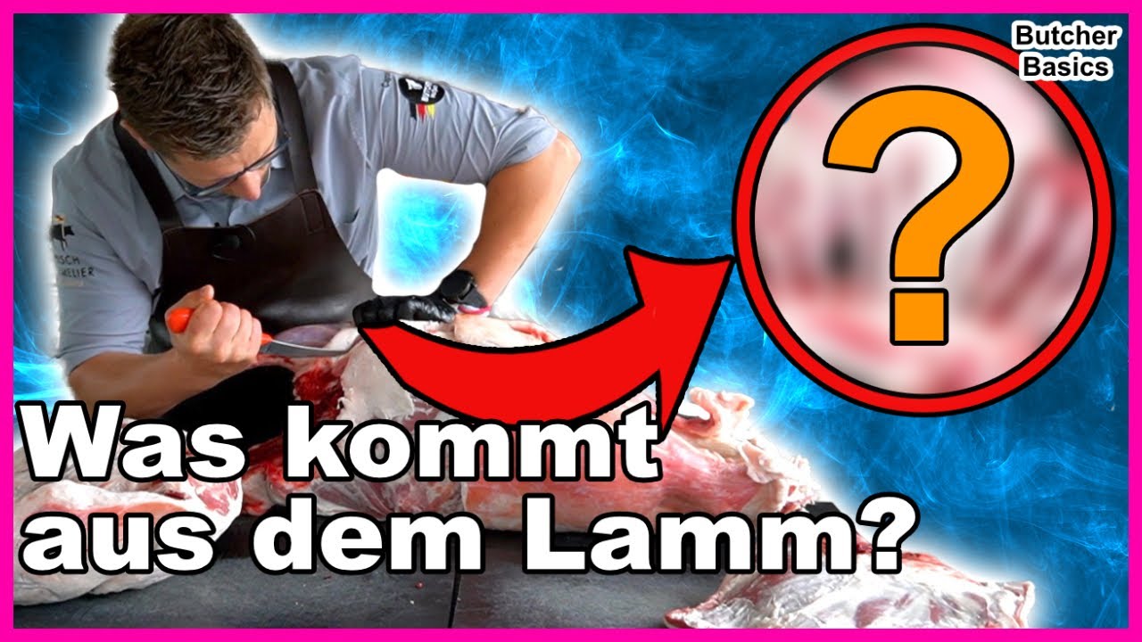 Metzgermeister nimmt Lamm auseinander | Grobzerlegung | Butcher Basics