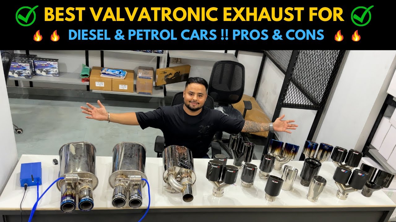 🔥 Best Valvatronic Exhaust For Diesel & Petrol Cars ||✅PROS & CONS||✅DJ'S AUTOMOTIVE #exhaust #vlog