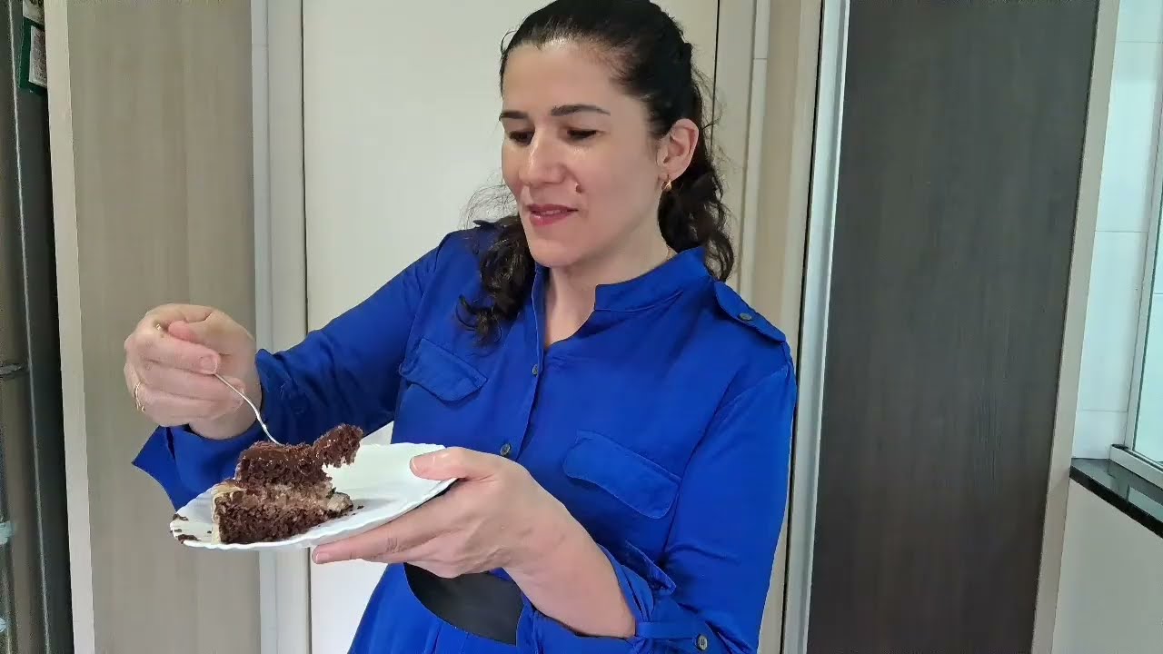 Bolo de Chocolate SemGlúten #shortsreceitas #bolosemgluten#receitas#chocolate#aveia @claudiaali1973 