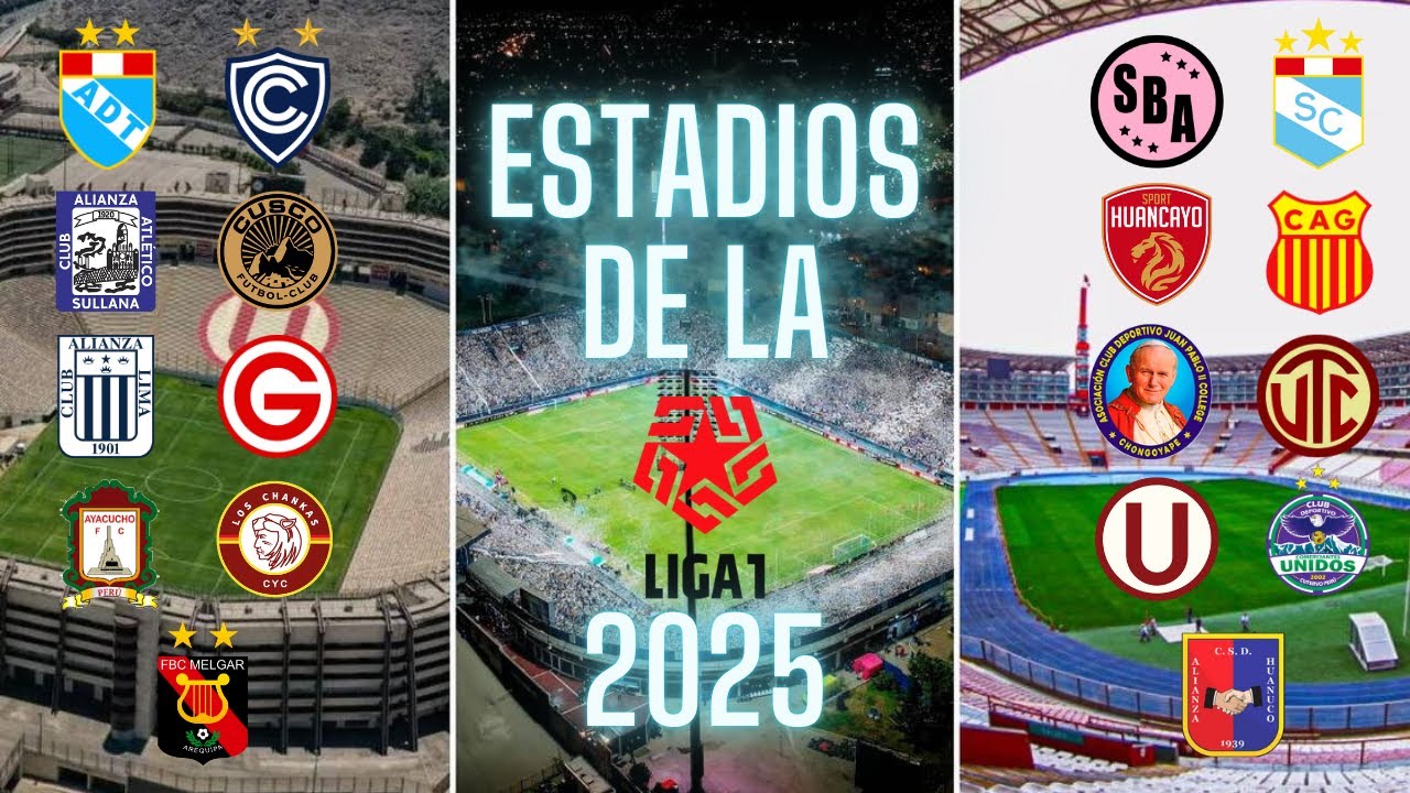 Los Estadios de la Primera División Peruana 2025 | Liga 1