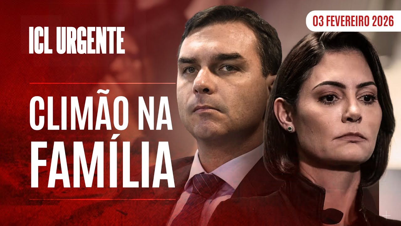 ICL URGENTE  - 03/02/26 - MICHELLE BOLSONARO IGNORA CANDIDATURA DE FLÁVIO E EXPÕE DISPUTA NA FAMÍLIA