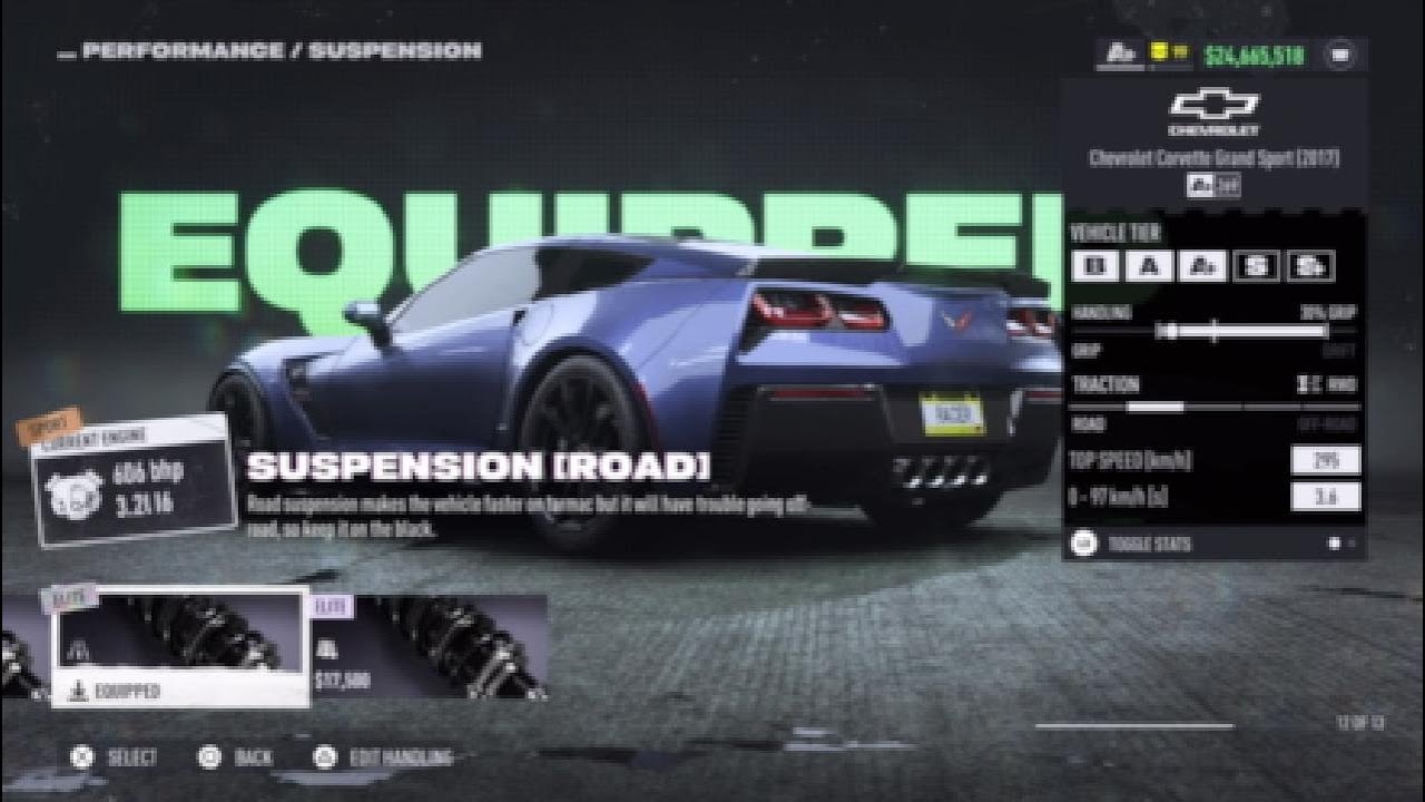 Need For Speed Unbound (A+ class build) Chevrolet Corvette Grand Sport (2017)