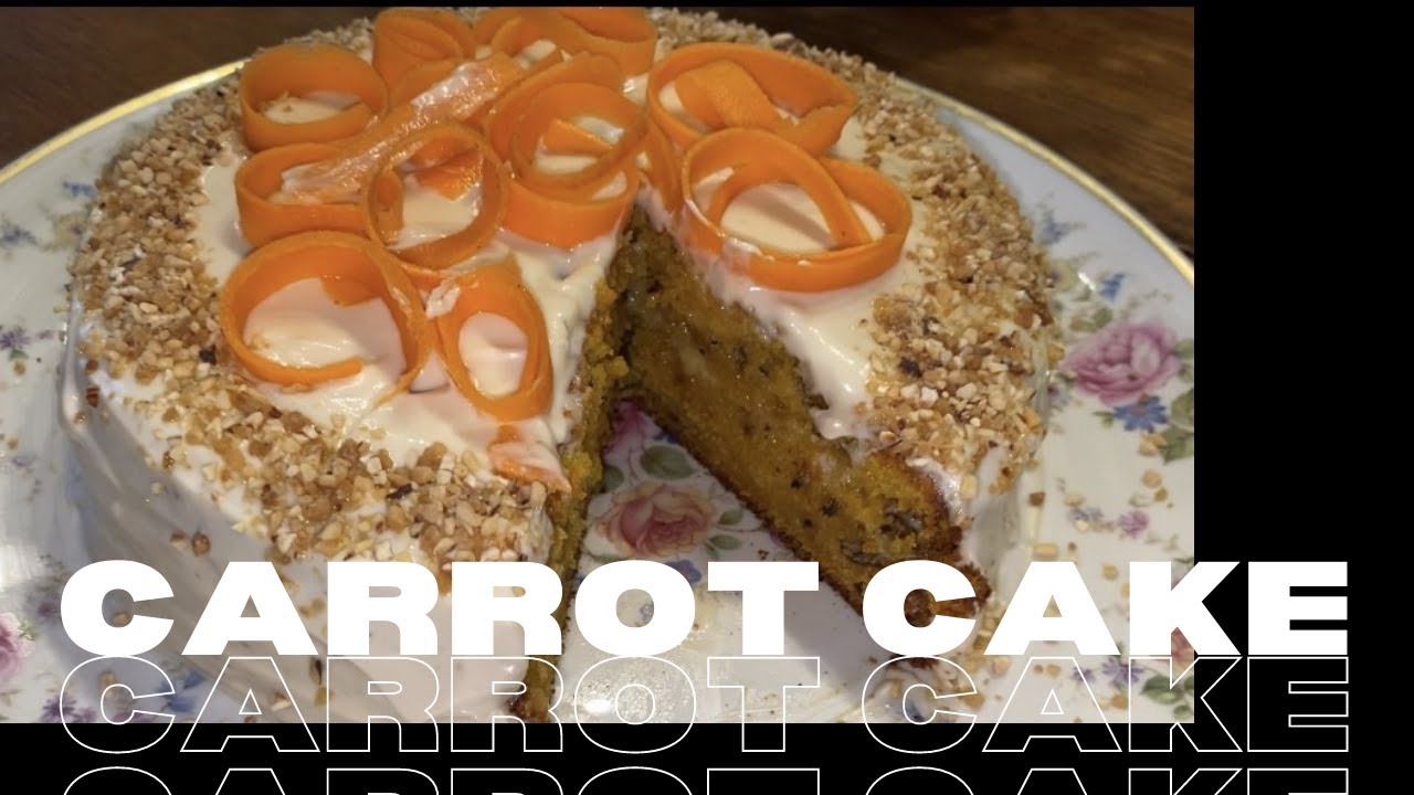 RECETA FACIL DEL CARROT CAKE o pastel de zanahoria CON RELLENO CHOCOLATE BLANCO!