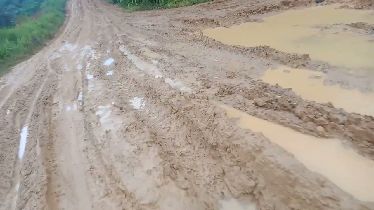 kondisi jalan muarakayan-tokam saat ini....Kalimantan barat ...sanggau