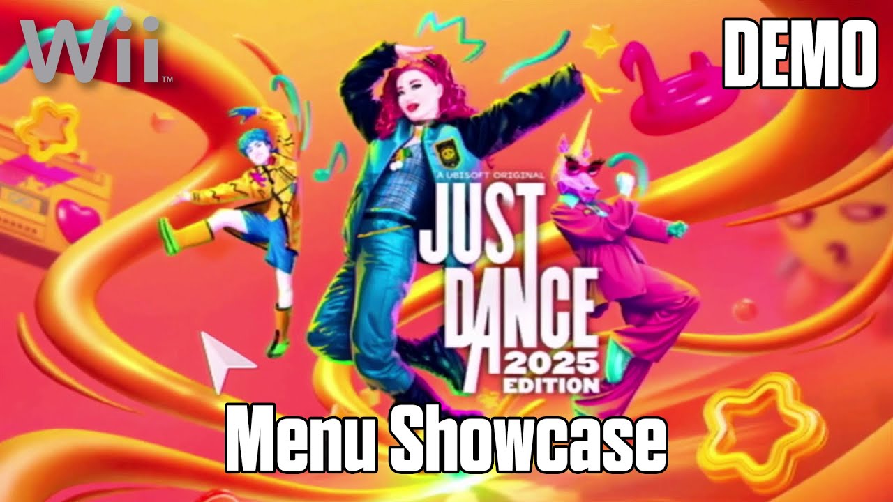 JUST DANCE 2025 EDITION Wii MOD DEMO - MENU SHOWCASE