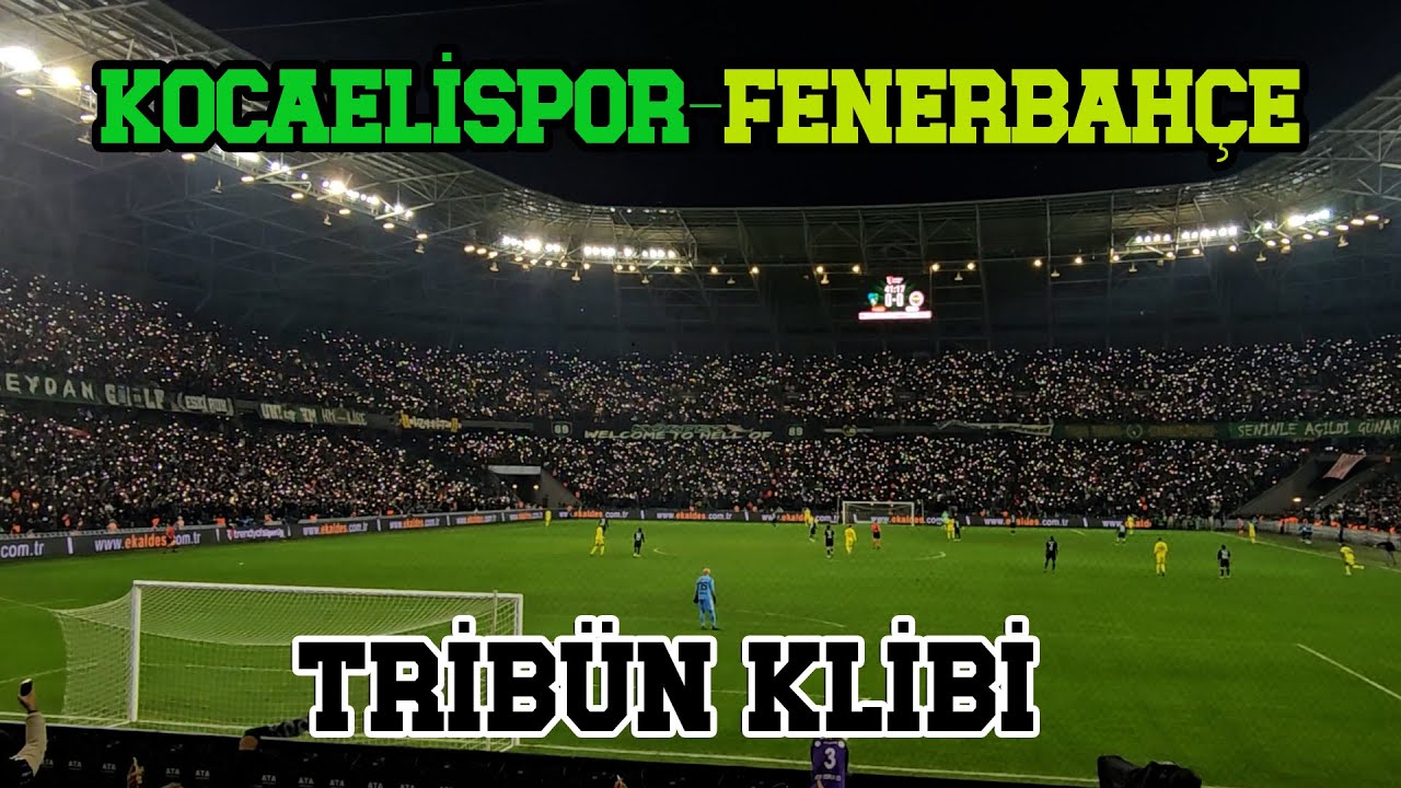 Kocaelispor 0-2 Fenerbahçe | Tribün Klibi #kocaelispor #fenerbahçe #süperlig