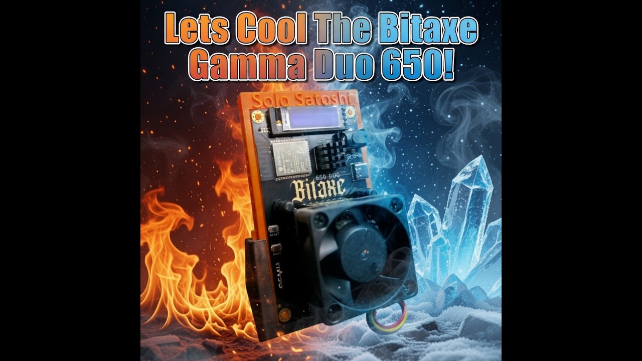 Lets Cool The Bitaxe Gamma Duo 650!