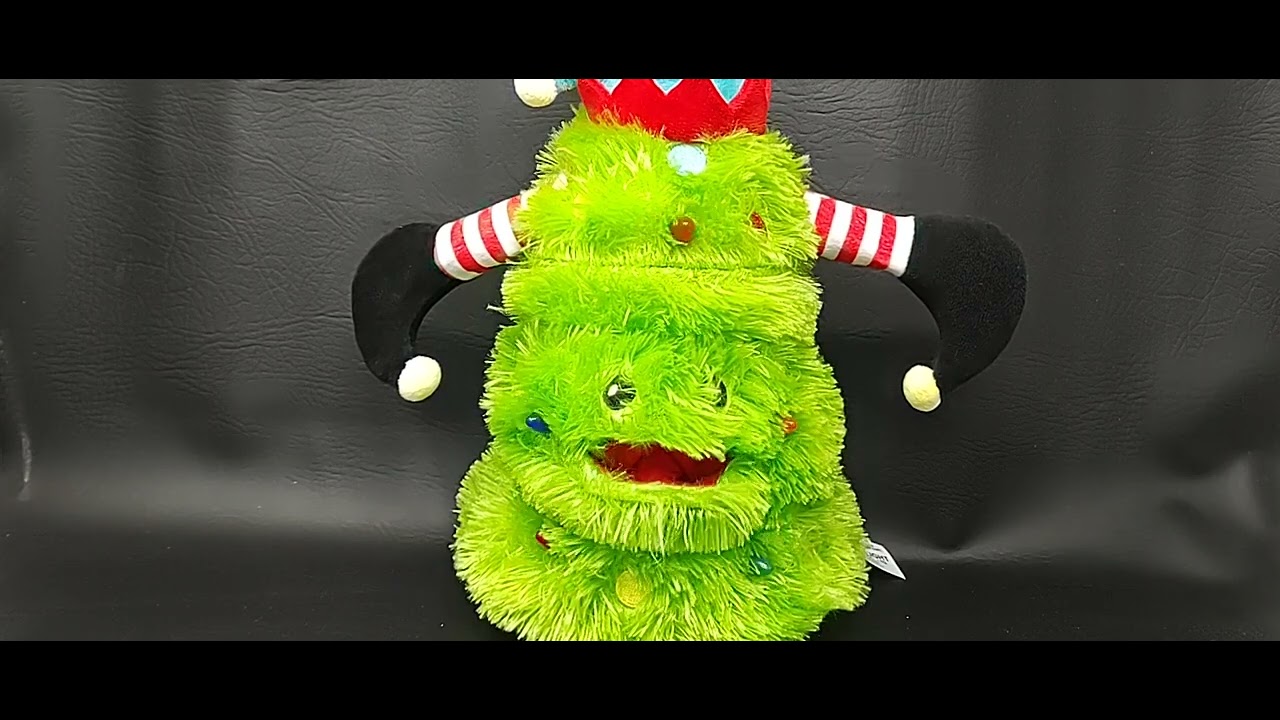 Sound N Light Rockin Around the Christmas Tree Singing Dancing Animatronic Plush Test Video