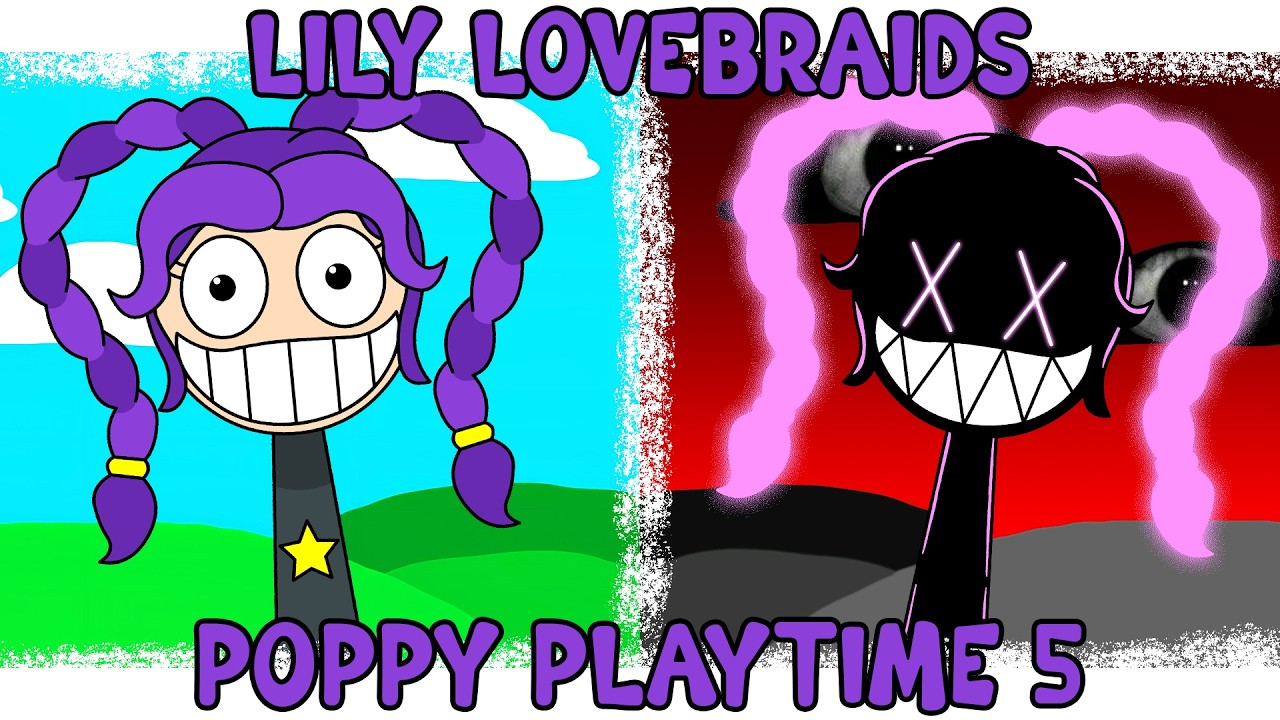 My Sprunki OC: Lily Lovebraids (from Poppy Playtime 5)