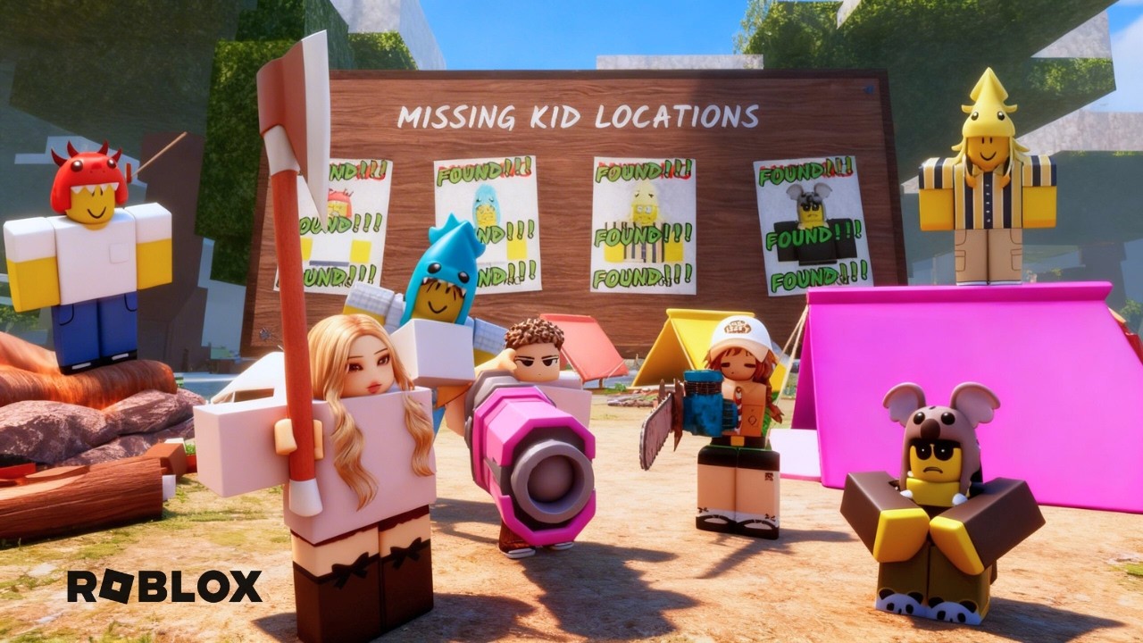 KITA BERHASIL MENYELAMATKAN 4 ANAK DI 99 NIGHTS IN THE FOREST  🌈🦖🦑🐨🙀 | Roblox Indonesia