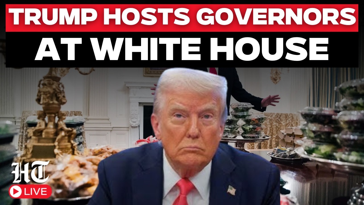 Donald Trump LIVE | Trump Holds Working Breakfast With State Governors in Washington