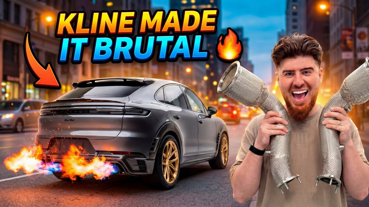 AM PUS EVACUARE KLINE INCONEL pe PORSCHE CAYENNE TURBO-ul meu de 739HP… SUNA IREAL!