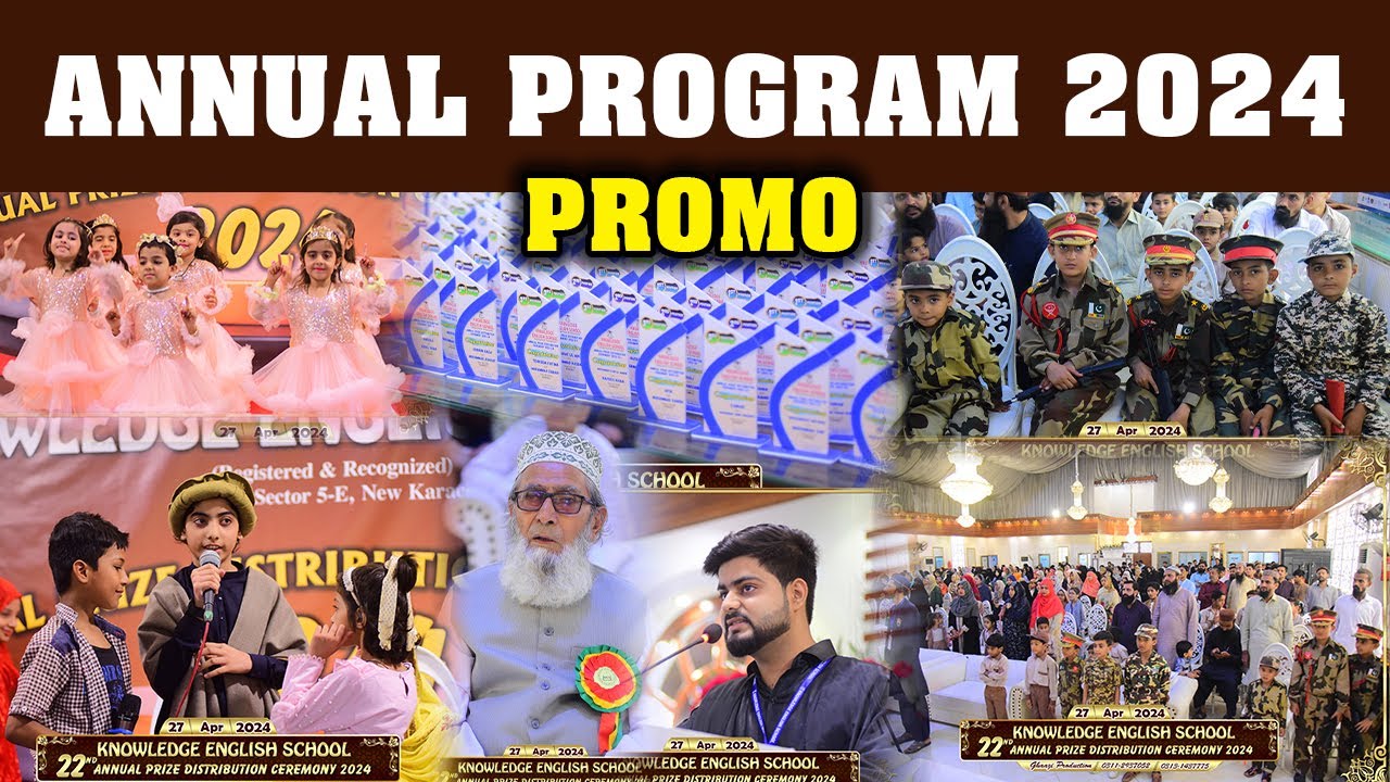 Promo of 22nd Annual Prize Distribution Ceremony 2024 || Knowledge English School