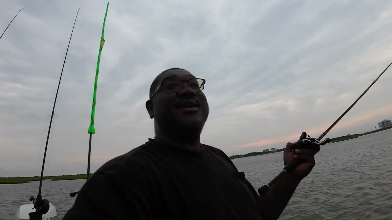 Scouting West Galveston Bay with Live Croakers
