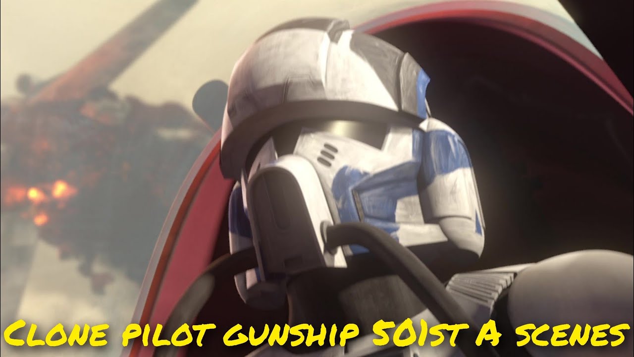 All clone pilot 501st A scenes - The Clone Wars