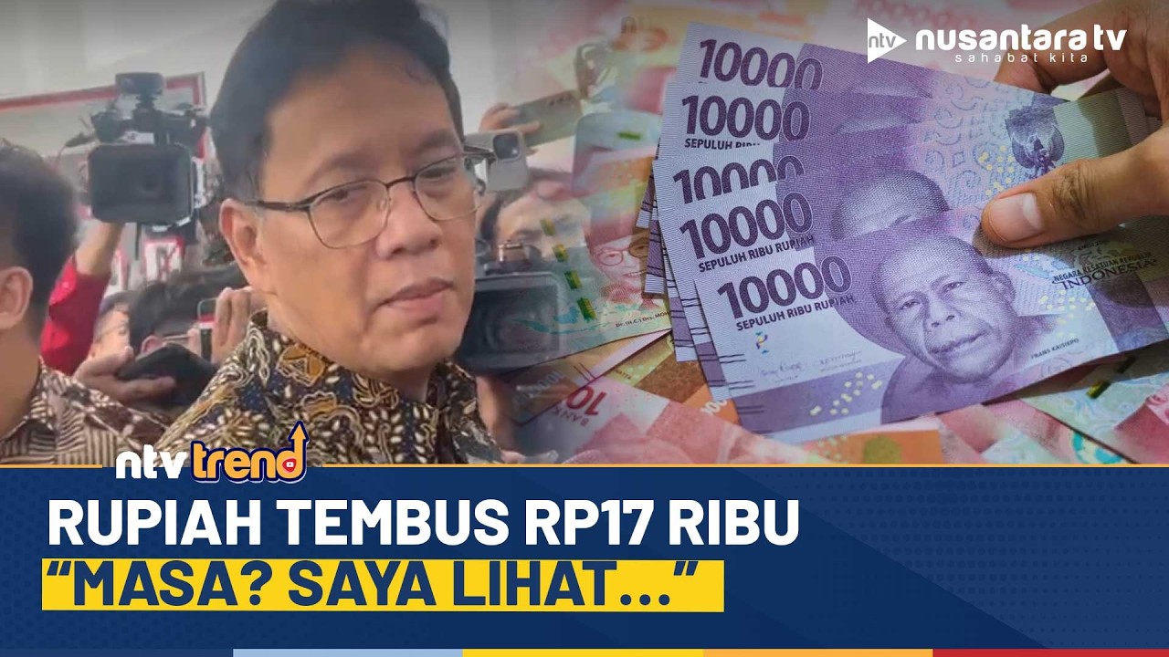 Respons Menkeu Purbaya soal Rupiah Tembus Rp17 Ribu: Masa? Saya Lihat…| NTV