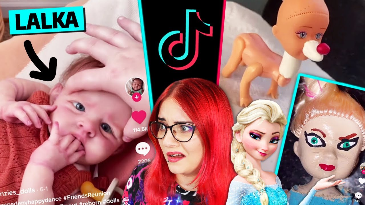 Oglądam NAJLEPSZE TIK TOKI  z *dziwnymi* LALKAMI 🥶