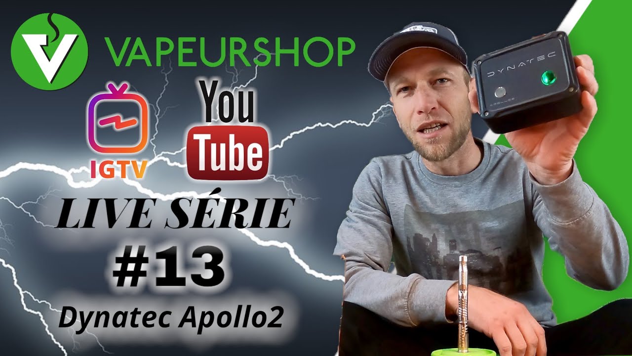 Dynavap Dynatec Apollo2 chauffage induction pour VapCap Live s&eacute;rie #13