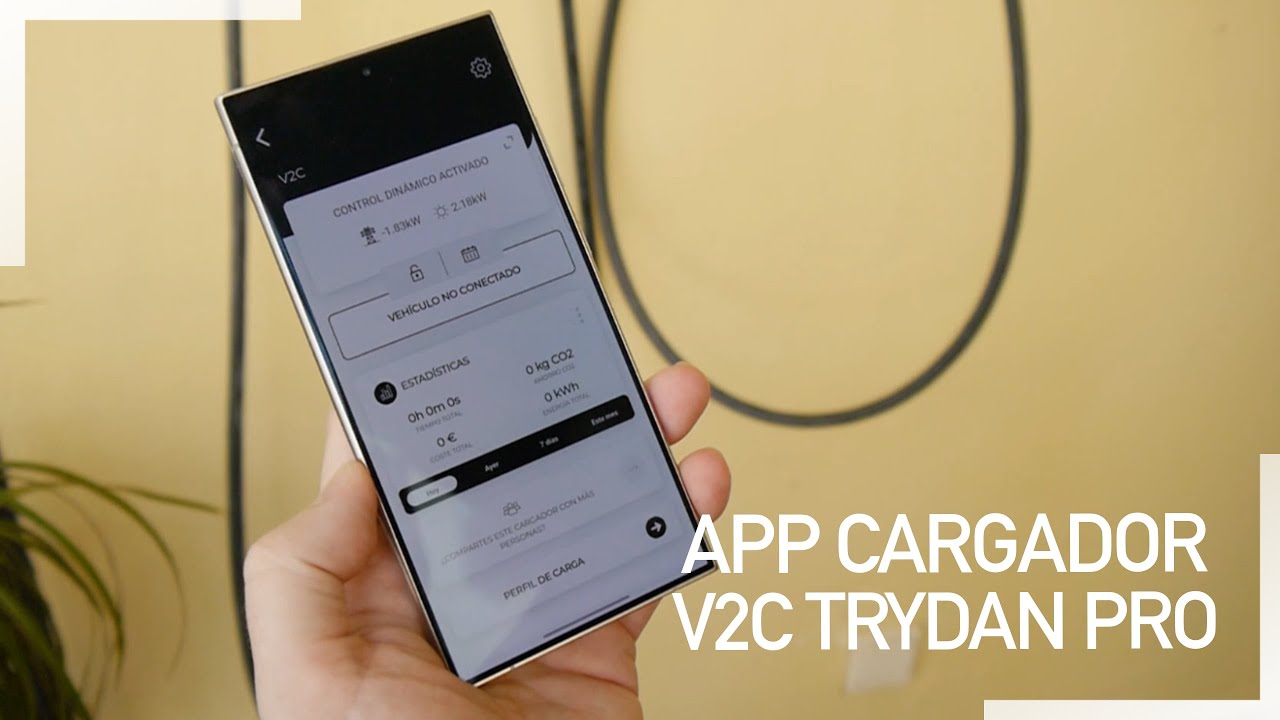 Cargando en casa desde la app del V2C TRYDAN PRO: consejos de uso