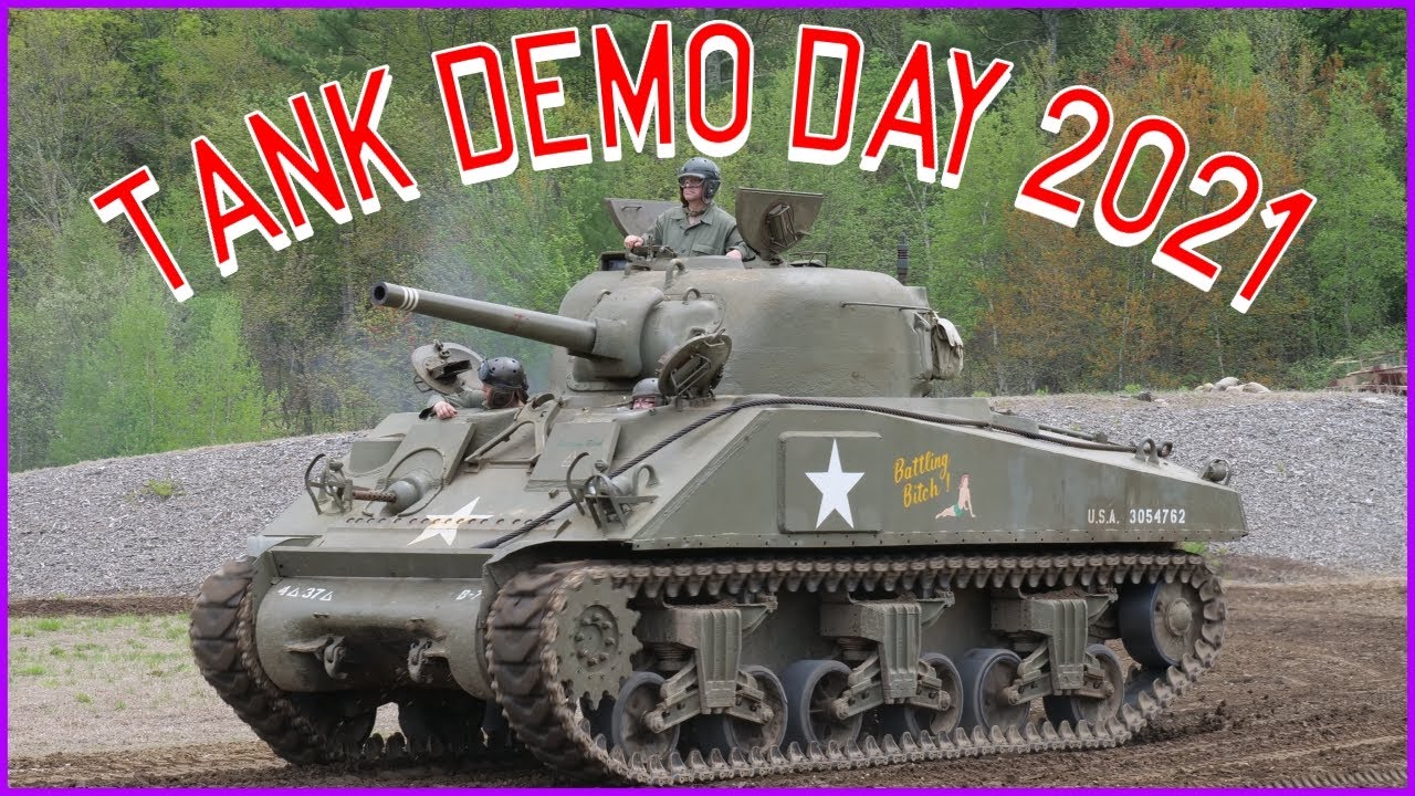 Tank Demo Day 2021 at the American Heritage Museum