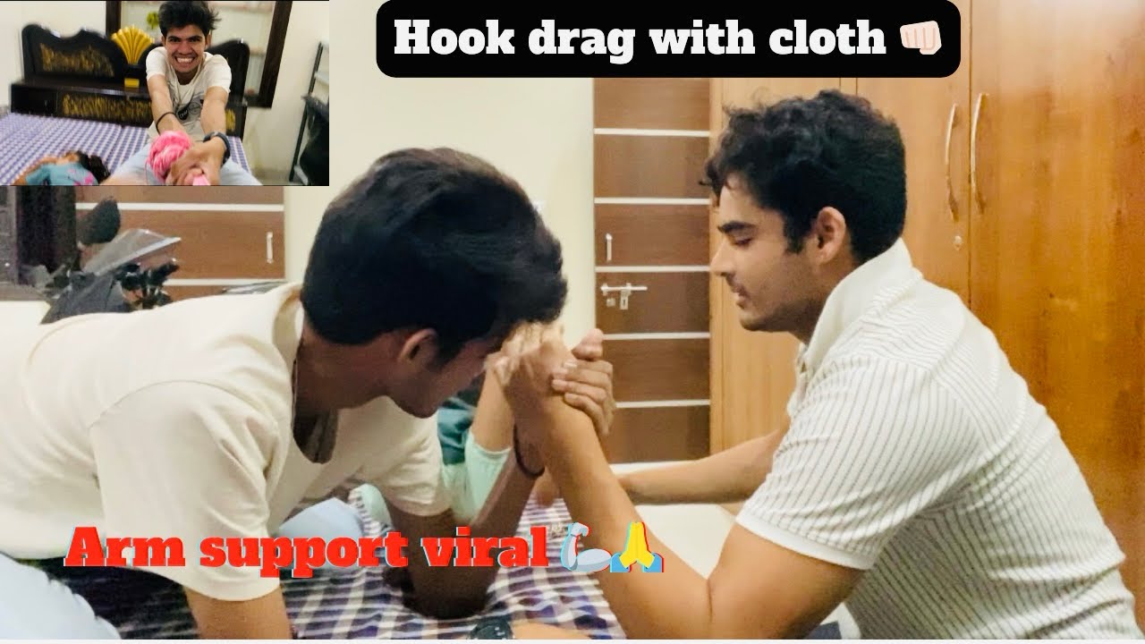 Hook race with little sis 💪🏻😊 || low hand top role drag ❌👊🏻 || Pankaj Meena 