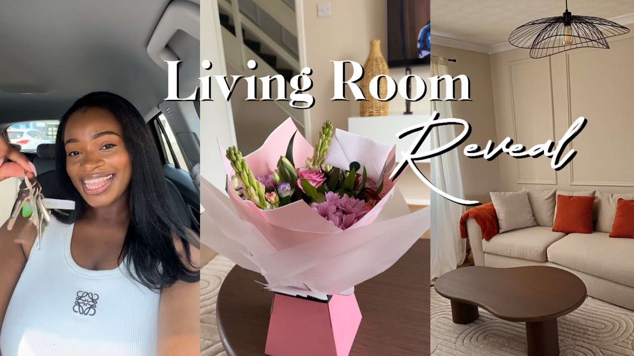 Moving In Vlog 🏡 | Living Room Reveal + Affordable Home Renovations