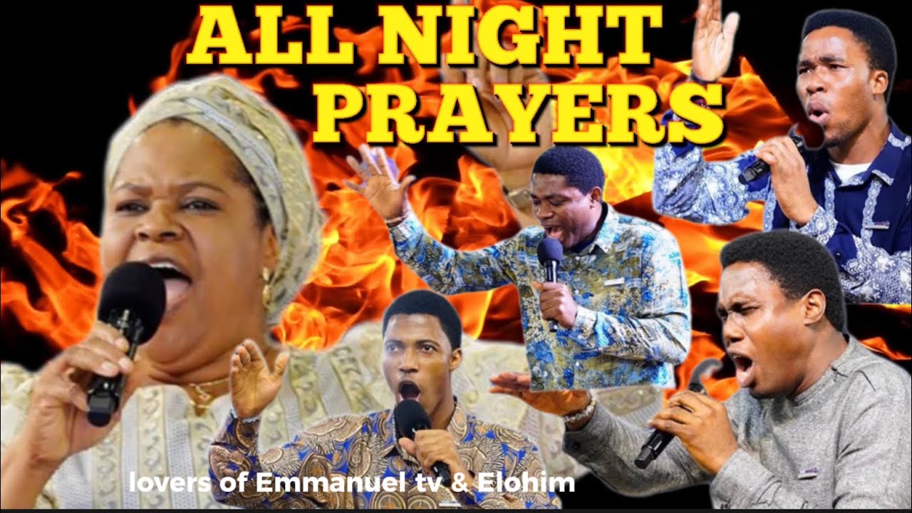 Mummy Evelyn TB Joshua most Anointed mass prayer with the Evangelists #scoan #loetvae