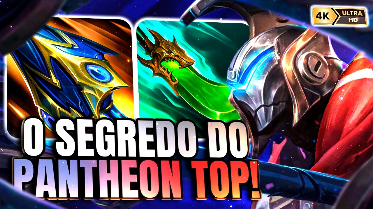 PANTHEON TOP FUNCIONA? A BUILD QUE FAZ ELE VIRAR UM MONSTRO! | LOL WILD RIFT