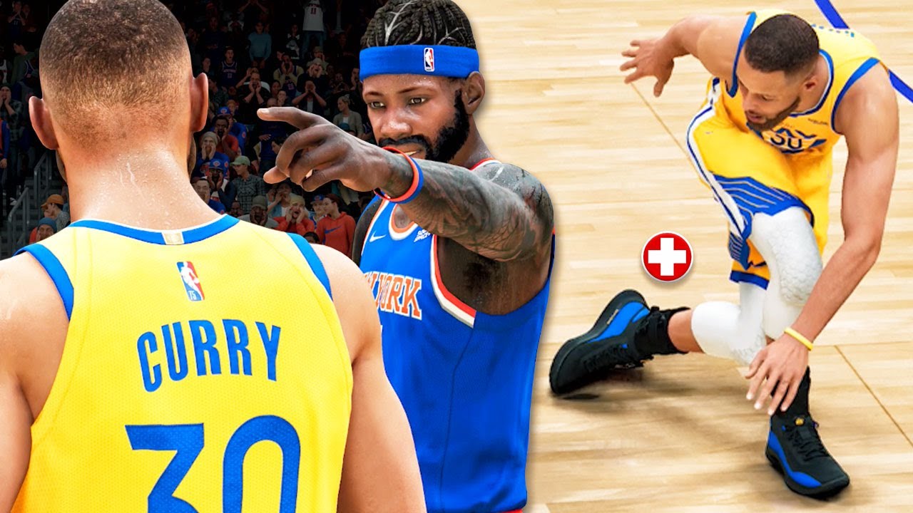 СРАЖАЮСЬ СО СТЕФОМ КАРРИ ПОСЛЕ ПОВРЕЖДЕНИЯ ЛОДЫЖКИ! Игровой процесс NBA 2K22 My Career Next Gen