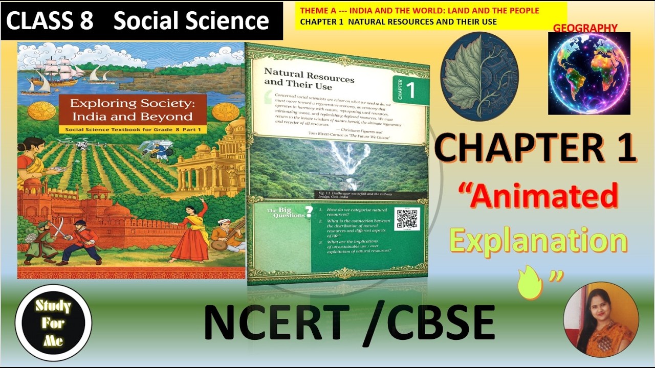 Class 8 Social Science Chapter 1 | Natural Resources and Their Use | NCERT Explained with Animation