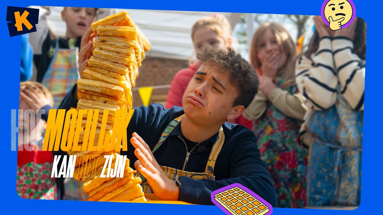Het wereldrecord wafels stapelen verbreken | Hoe moeilijk kan het zijn? | Reeks 1 | Aflevering 2
