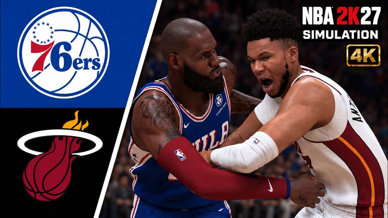 76ers vs. Heat Simulation | NBA 2K27 PS5 Gameplay [4K60]