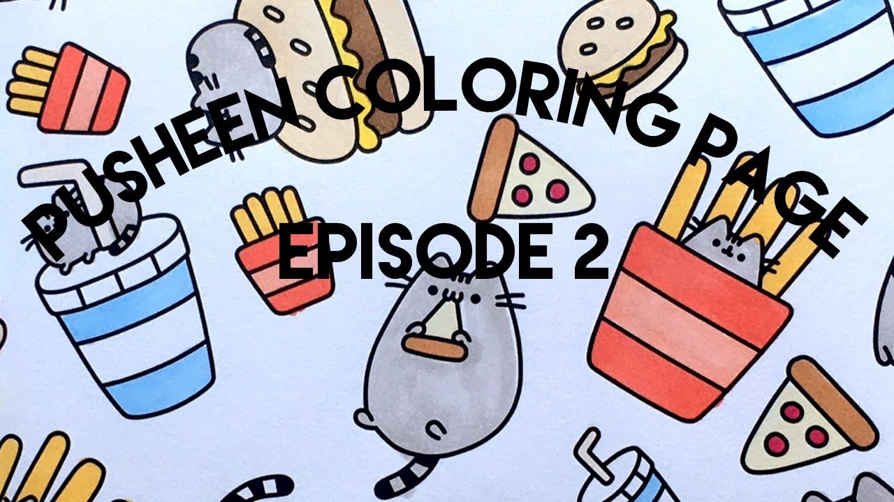 Pusheen Coloring Page | Episode 2 |